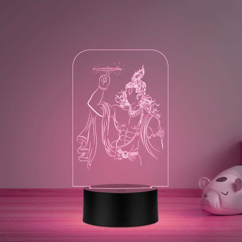 Krishna Ji Design Night Lamp